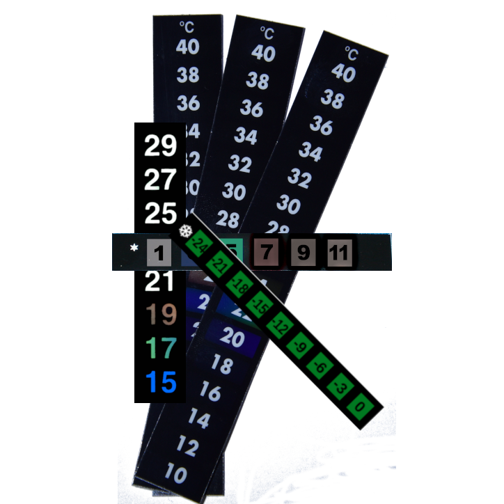Liquid Crystal Thermometers strips